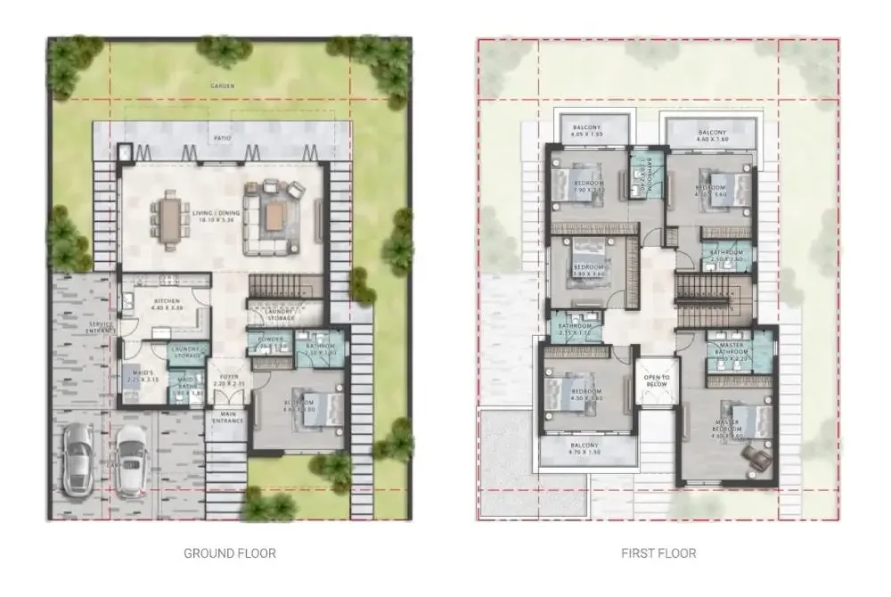 Venice-Villa Floorplan